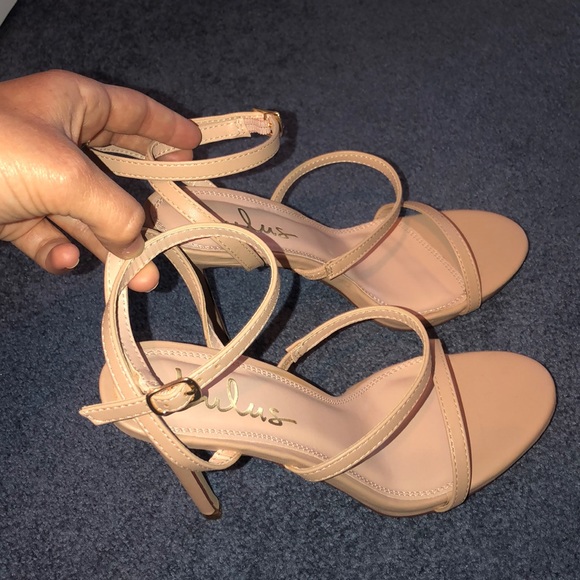Lulus Shoes - Nude color heels